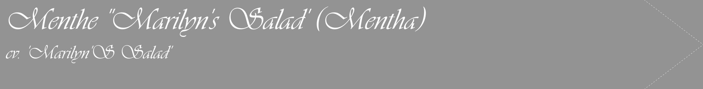Étiquette de : Mentha cv. 'Marilyn'S Salad' - format c - style blanche44_simple_simpleviv avec comestibilité