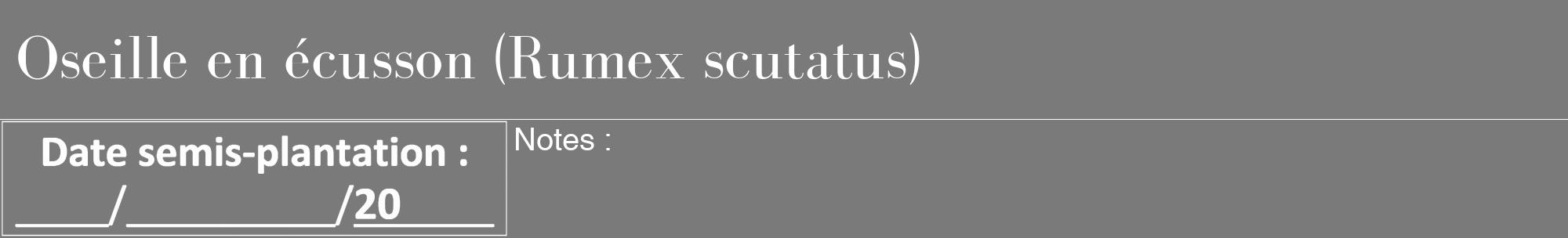 Étiquette de : Rumex scutatus - format a - style blanche3bod avec comestibilité