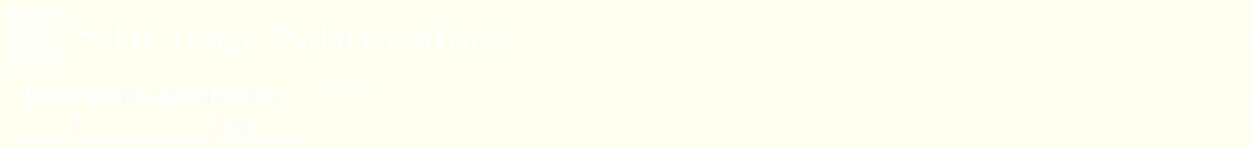 Étiquette de : Salacca affinis - format b - style blanche19bod avec qrcode et comestibilité