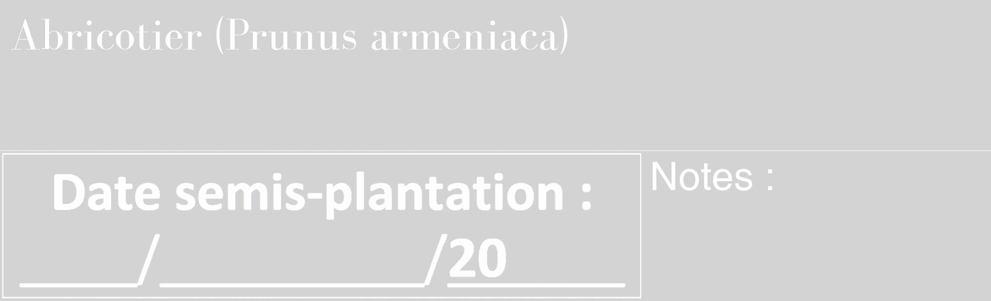 Étiquette de : Prunus armeniaca - format c - style blanche56_basique_basiquebod avec comestibilité