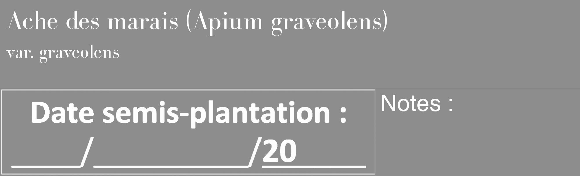 Étiquette de : Apium graveolens var. graveolens - format c - style blanche2_basique_basiquebod avec comestibilité