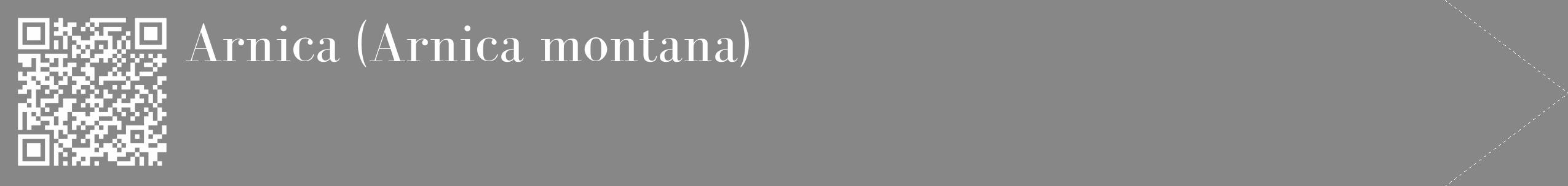 Étiquette de : Arnica montana - format c - style blanche12_simple_simplebod avec qrcode et comestibilité