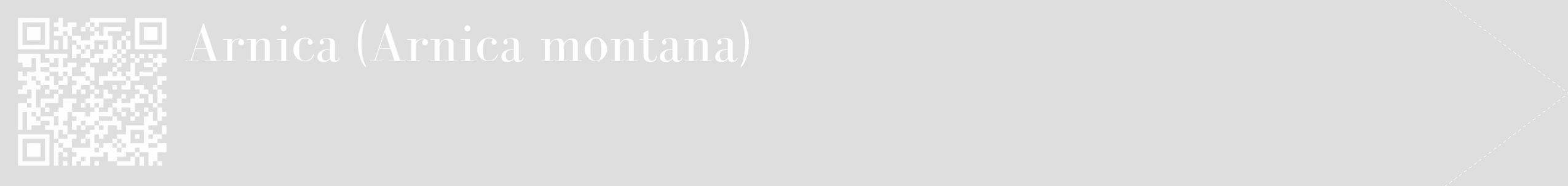Étiquette de : Arnica montana - format c - style blanche20_simple_simplebod avec qrcode et comestibilité
