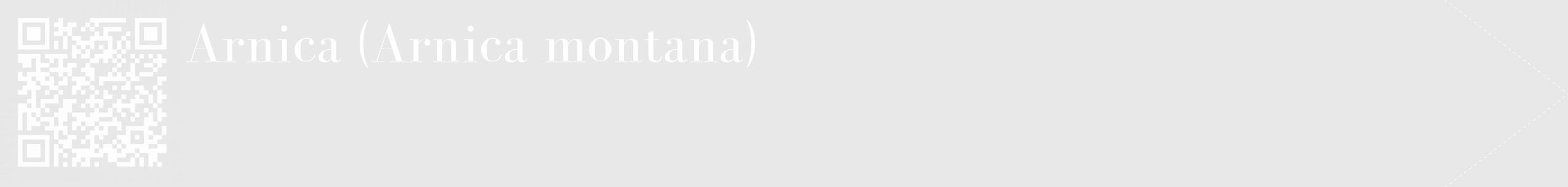 Étiquette de : Arnica montana - format c - style blanche55_simple_simplebod avec qrcode et comestibilité