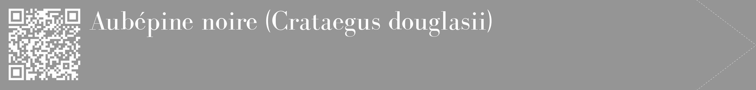 Étiquette de : Crataegus douglasii - format c - style blanche16_simple_simplebod avec qrcode et comestibilité