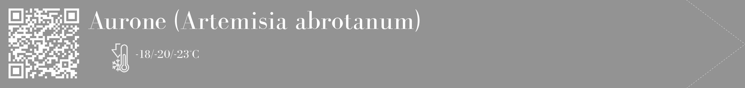 Étiquette de : Artemisia abrotanum - format c - style blanche44_simple_simplebod avec qrcode et comestibilité