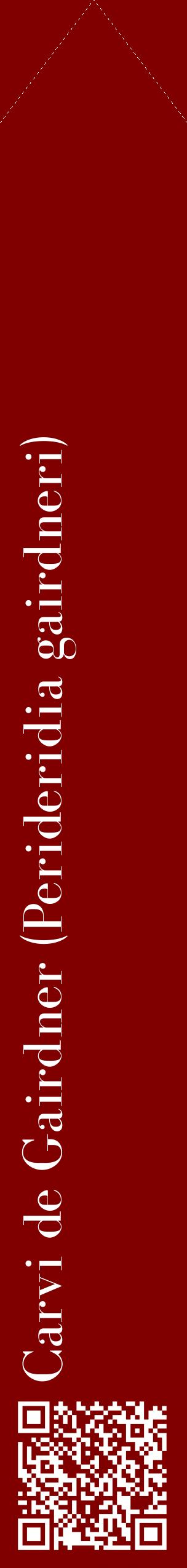 Étiquette de : Perideridia gairdneri - format c - style blanche29_simplebod avec qrcode et comestibilité