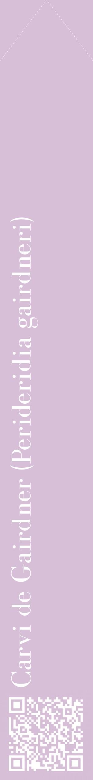 Étiquette de : Perideridia gairdneri - format c - style blanche54_simplebod avec qrcode et comestibilité