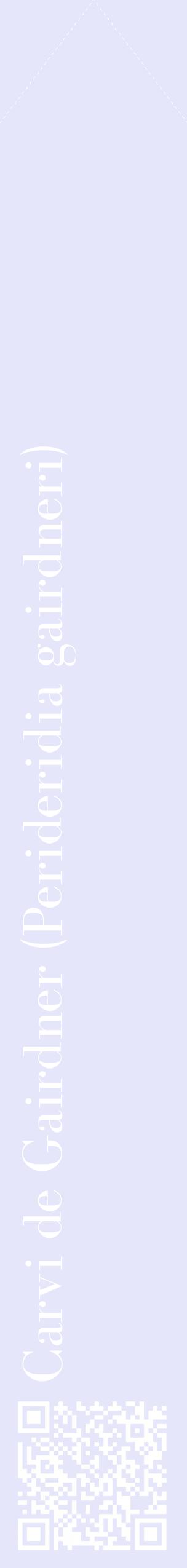 Étiquette de : Perideridia gairdneri - format c - style blanche55_simplebod avec qrcode et comestibilité