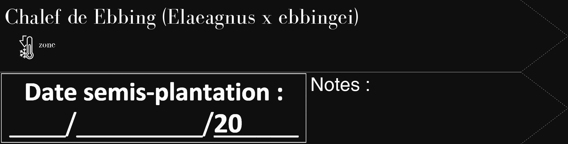 Étiquette de : Elaeagnus x ebbingei - format c - style blanche7_simple_simplebod avec comestibilité