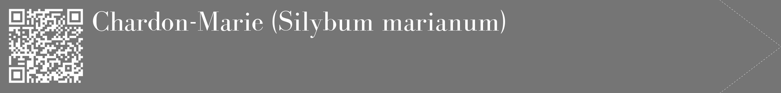 Étiquette de : Silybum marianum - format c - style blanche5_simple_simplebod avec qrcode et comestibilité