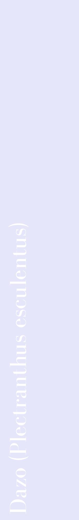 Étiquette de : Plectranthus esculentus - format c - style blanche55_basiquebod avec comestibilité