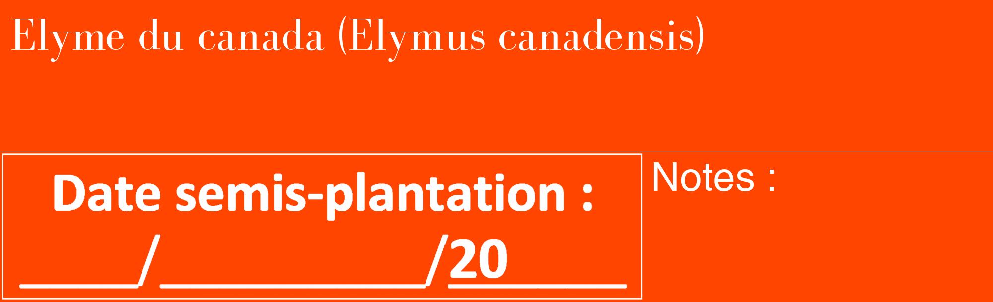 Étiquette de : Elymus canadensis - format c - style blanche26_basique_basiquebod avec comestibilité