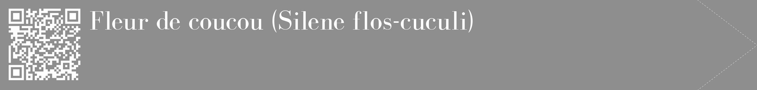 Étiquette de : Silene flos-cuculi - format c - style blanche25_simple_simplebod avec qrcode et comestibilité