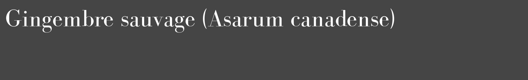 Étiquette de : Asarum canadense - format c - style blanche58_basique_basiquebod avec comestibilité
