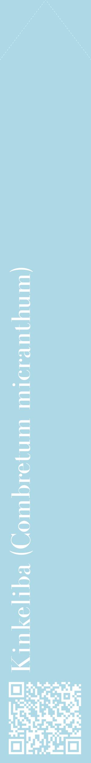 Étiquette de : Combretum micranthum - format c - style blanche0_simplebod avec qrcode et comestibilité