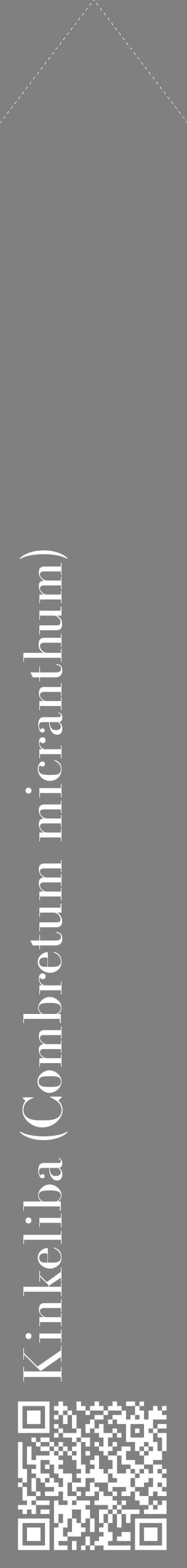 Étiquette de : Combretum micranthum - format c - style blanche57_simplebod avec qrcode et comestibilité