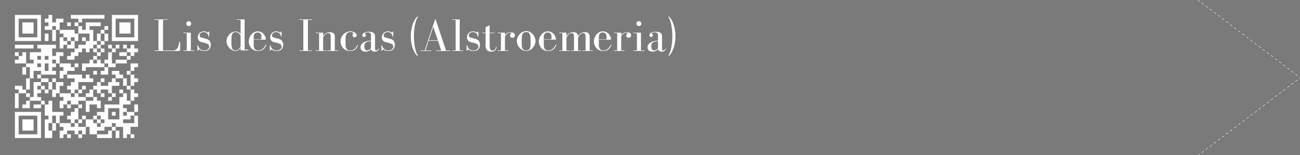 Étiquette de : Alstroemeria - format c - style blanche3_simple_simplebod avec qrcode et comestibilité