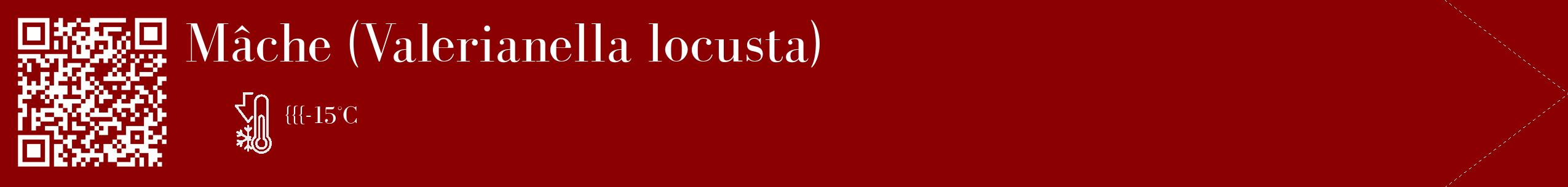 Étiquette de : Valerianella locusta - format c - style blanche34_simple_simplebod avec qrcode et comestibilité