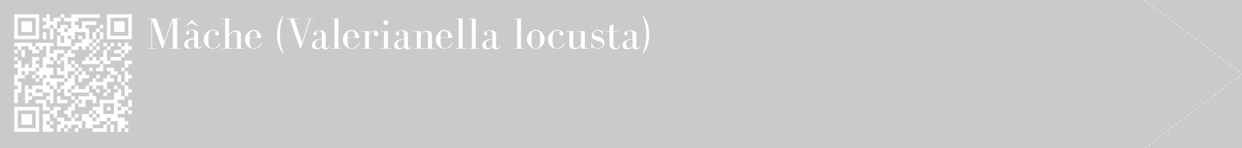 Étiquette de : Valerianella locusta - format c - style blanche21_simple_simplebod avec qrcode et comestibilité