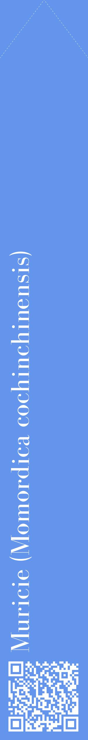 Étiquette de : Momordica cochinchinensis - format c - style blanche4_simplebod avec qrcode et comestibilité