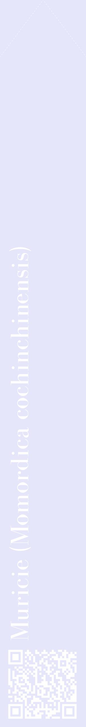 Étiquette de : Momordica cochinchinensis - format c - style blanche55_simplebod avec qrcode et comestibilité