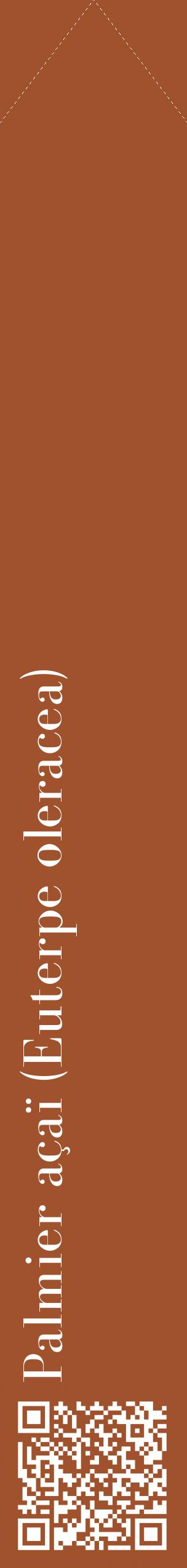 Étiquette de : Euterpe oleracea - format c - style blanche32_simplebod avec qrcode et comestibilité