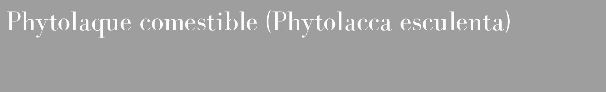 Étiquette de : Phytolacca esculenta - format c - style blanche23_basique_basiquebod avec comestibilité