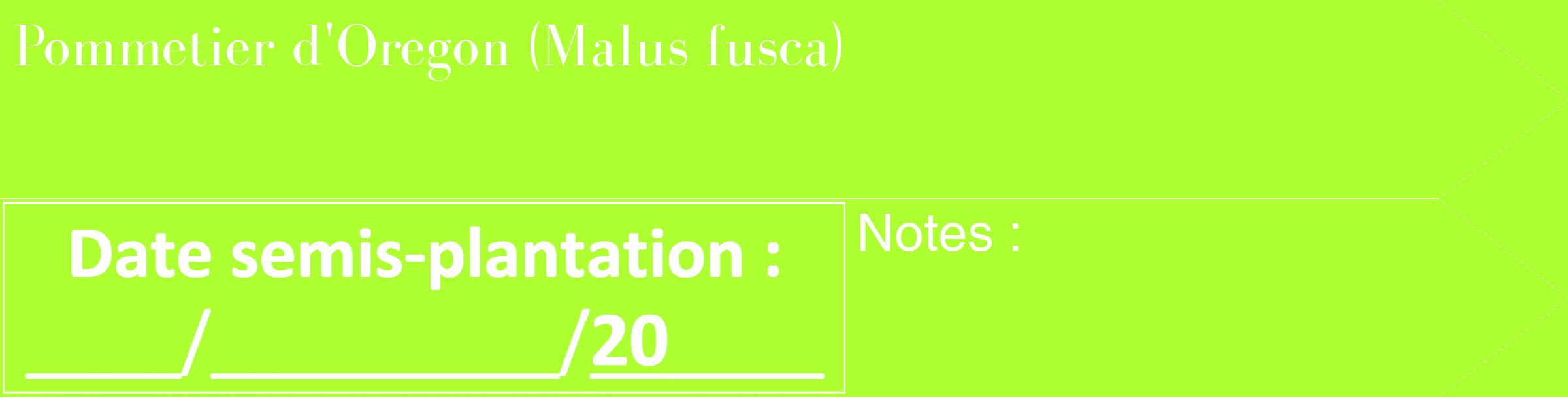 Étiquette de : Malus fusca - format c - style blanche17_simple_simplebod avec comestibilité