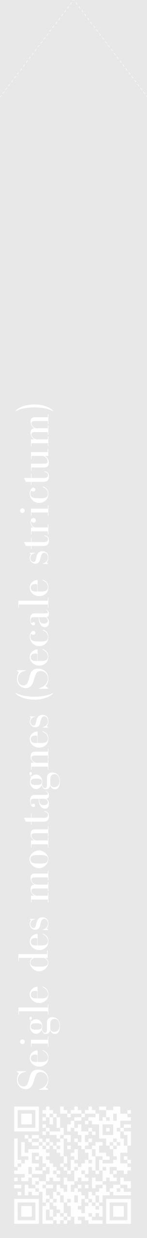 Étiquette de : Secale strictum - format c - style blanche55_simple_simplebod avec qrcode et comestibilité - position verticale