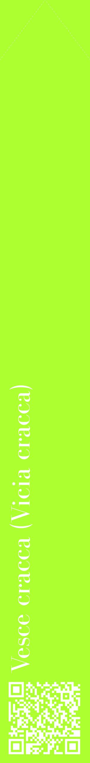 Étiquette de : Vicia cracca - format c - style blanche17_simplebod avec qrcode et comestibilité