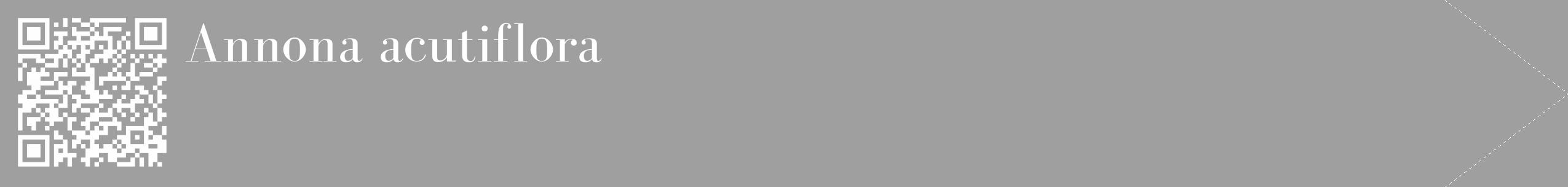 Étiquette de : Annona acutiflora - format c - style blanche24_simple_simplebod avec qrcode et comestibilité