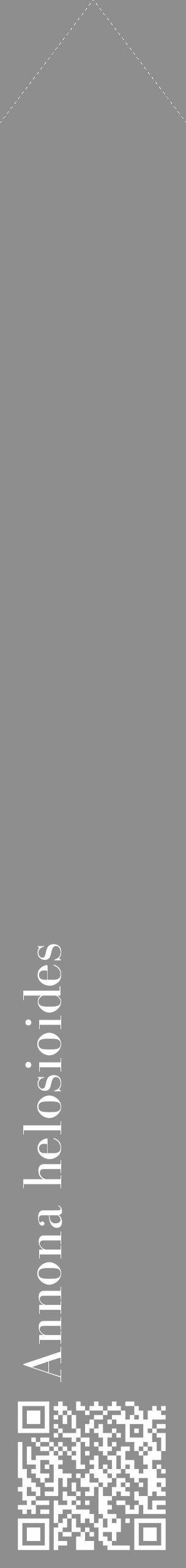 Étiquette de : Annona helosioides - format c - style blanche25_simple_simplebod avec qrcode et comestibilité - position verticale