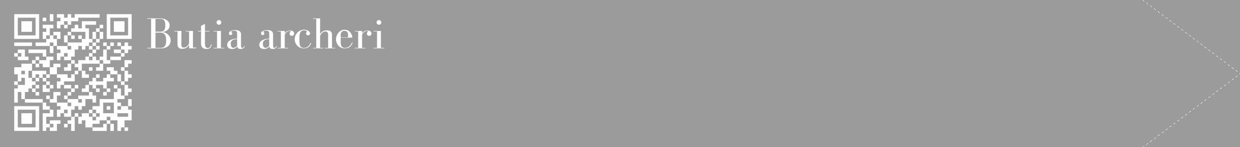 Étiquette de : Butia archeri - format c - style blanche52_simple_simplebod avec qrcode et comestibilité