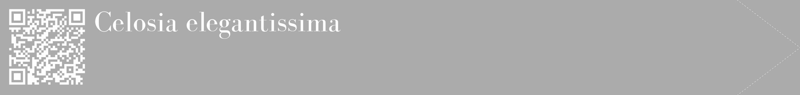 Étiquette de : Celosia elegantissima - format c - style blanche37_simple_simplebod avec qrcode et comestibilité