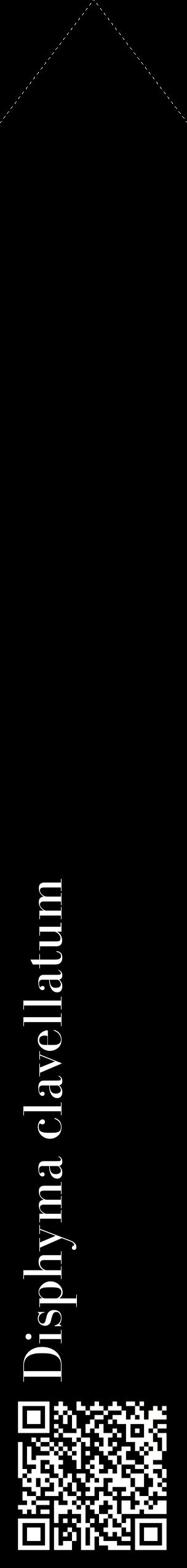 Étiquette de : Disphyma clavellatum - format c - style blanche59_simplebod avec qrcode et comestibilité