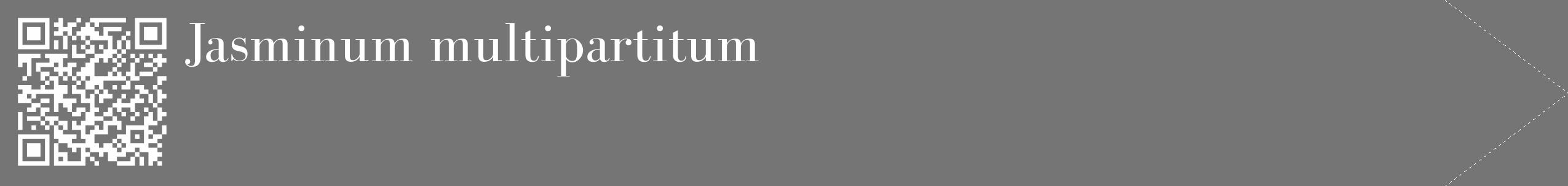 Étiquette de : Jasminum multipartitum - format c - style blanche5_simple_simplebod avec qrcode et comestibilité