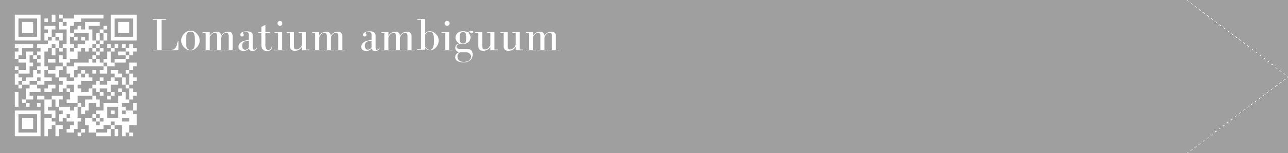 Étiquette de : Lomatium ambiguum - format c - style blanche24_simple_simplebod avec qrcode et comestibilité
