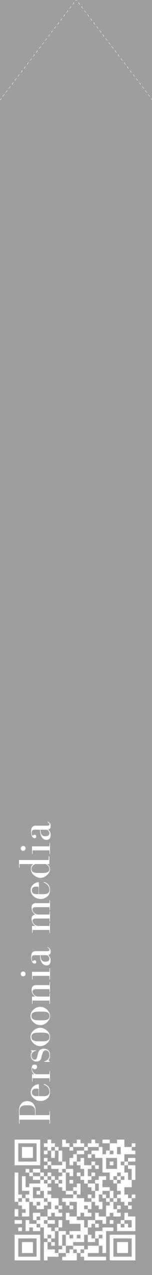 Étiquette de : Persoonia media - format c - style blanche42_simple_simplebod avec qrcode et comestibilité - position verticale