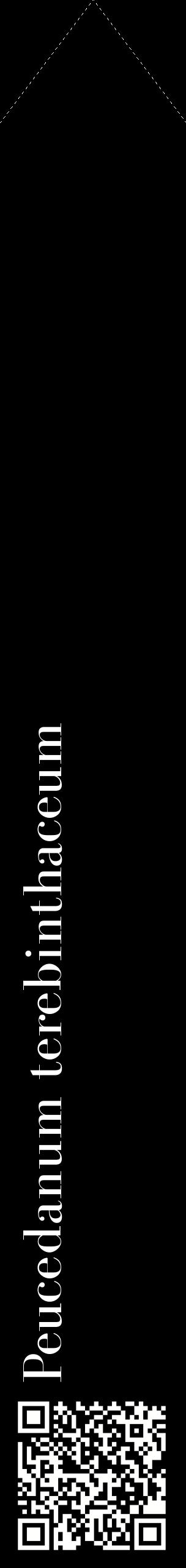 Étiquette de : Peucedanum terebinthaceum - format c - style blanche59_simplebod avec qrcode et comestibilité