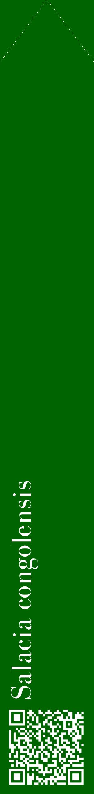 Étiquette de : Salacia congolensis - format c - style blanche8_simplebod avec qrcode et comestibilité
