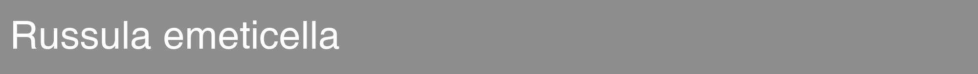 Étiquette de : Russula emeticella - format a - style blanche25hel avec comestibilité