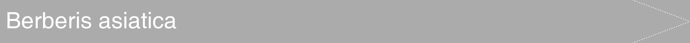 Étiquette de : Berberis asiatica - format b - style blanche37hel avec comestibilité