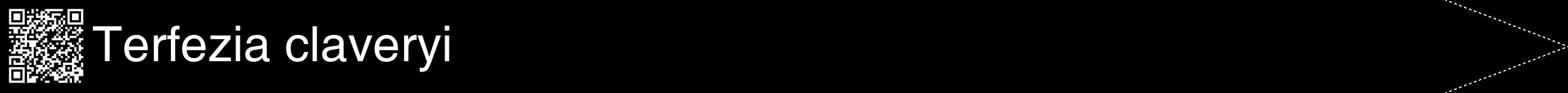 Étiquette de : Terfezia claveryi - format b - style blanche59hel avec qrcode et comestibilité