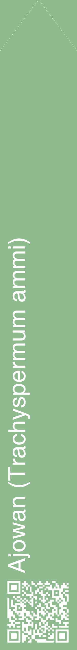 Étiquette de : Trachyspermum ammi - format c - style blanche13_simplehel avec qrcode et comestibilité