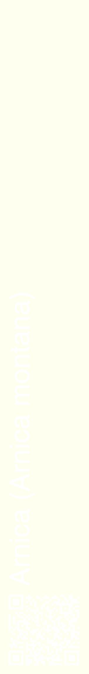 Étiquette de : Arnica montana - format c - style blanche19_basiquehel avec qrcode et comestibilité
