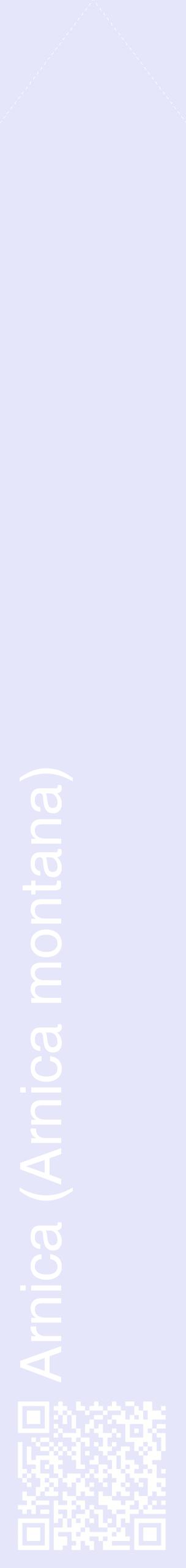 Étiquette de : Arnica montana - format c - style blanche55_simplehel avec qrcode et comestibilité