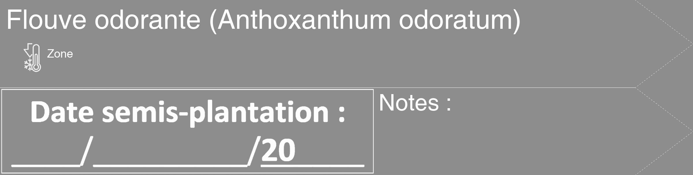Étiquette de : Anthoxanthum odoratum - format c - style blanche2_simple_simplehel avec comestibilité