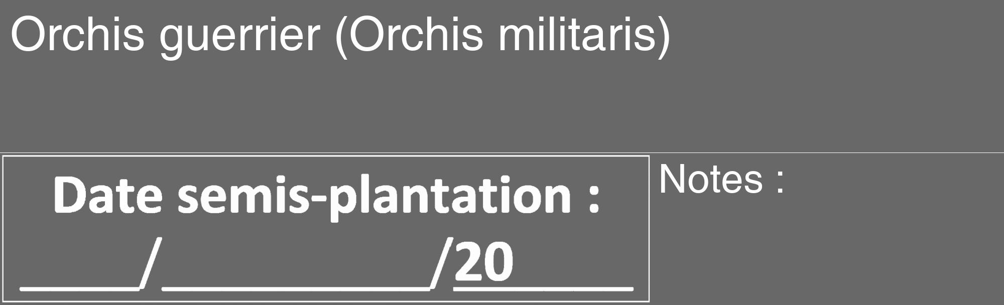 Étiquette de : Orchis militaris - format c - style blanche6_basique_basiquehel avec comestibilité