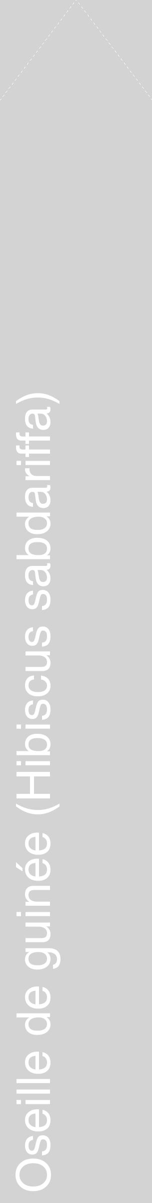 Étiquette de : Hibiscus sabdariffa - format c - style blanche56_simplehel avec comestibilité